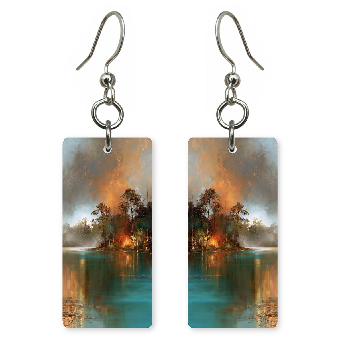 Rust Alarm Bells Earrings | FWX2309