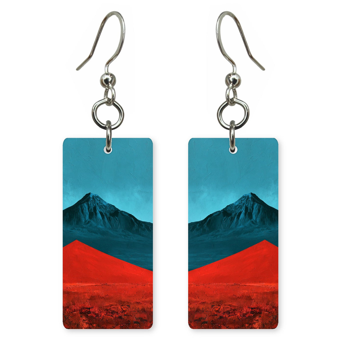 Teal Scarlet Pride Earrings | FWX2310