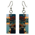 Gilded Teal Duality Earrings | FWX2313