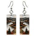 Gray Rust Quiet Earrings | FWX2318