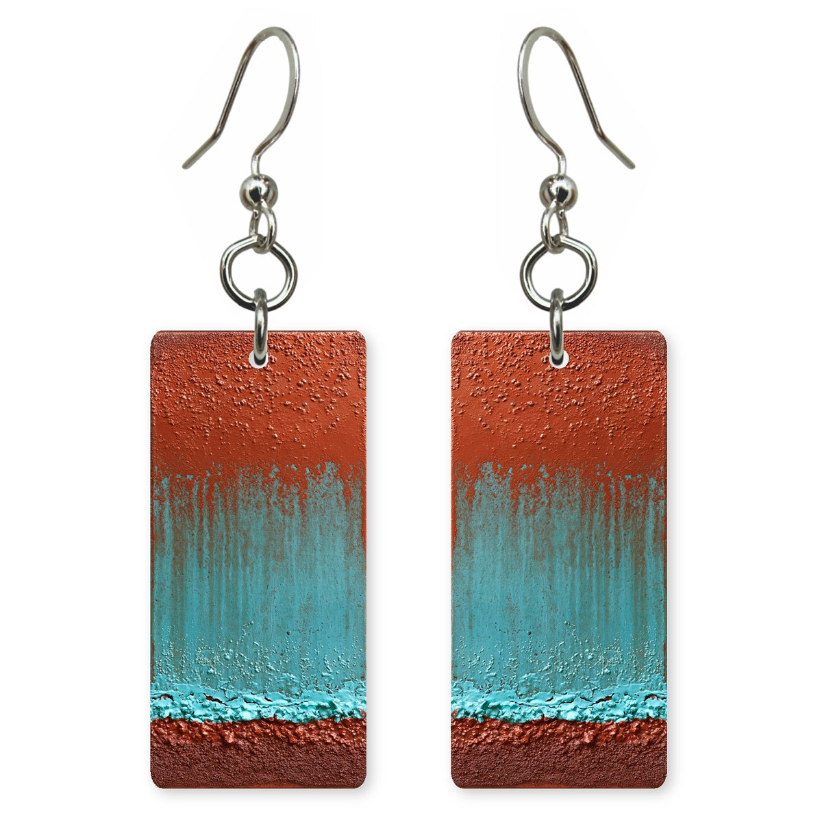 Rust Turquoise Sorrow Earrings | FWX2319