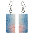 Denim and Peach Calm Earrings | FWX231