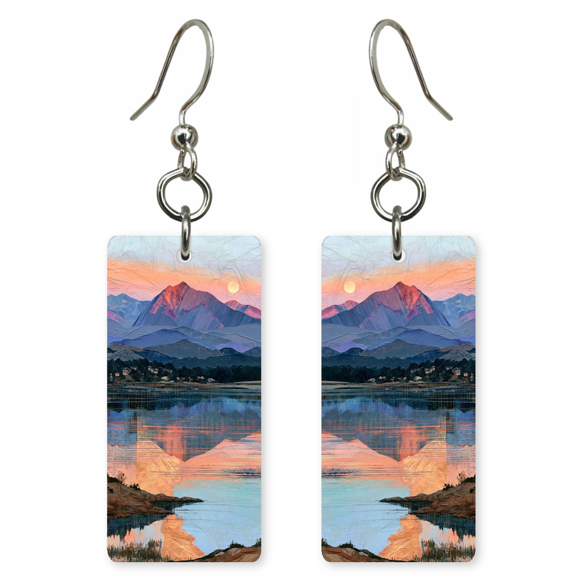 Rose Lavender Contentment Earrings | FWX2320