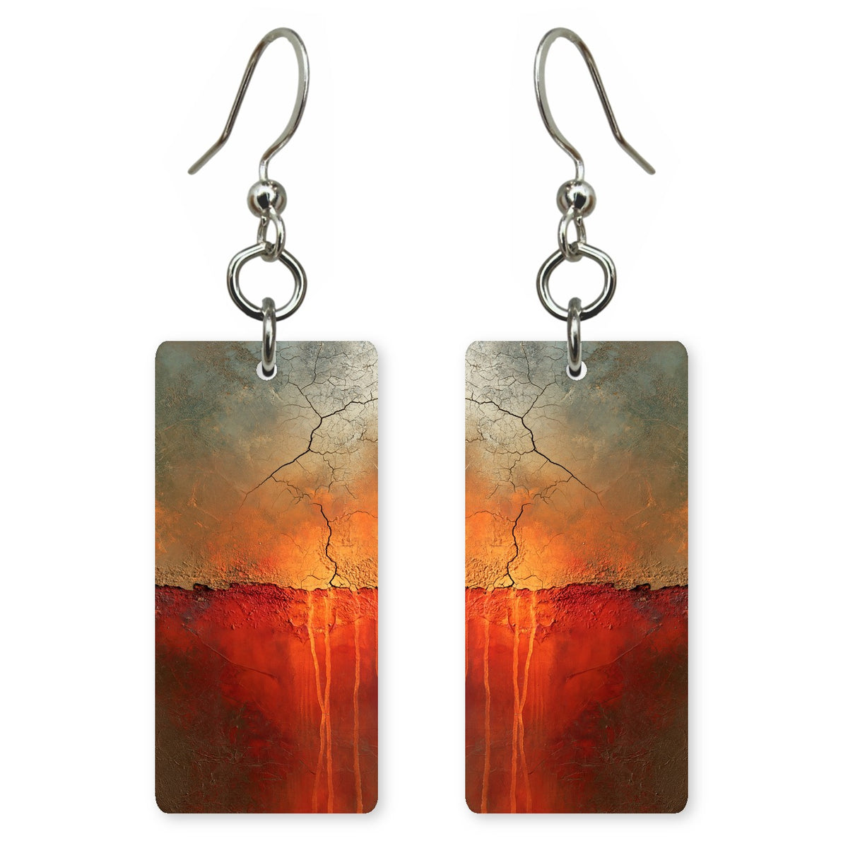 Dust Red Endurance Earrings | FWX2325