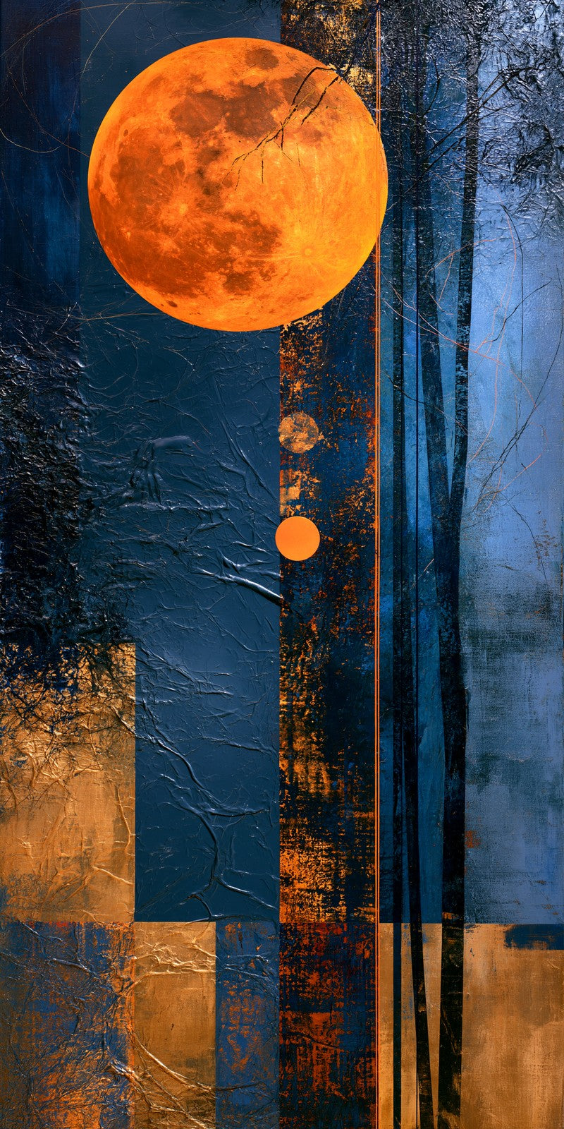 Tangerine Midnight Wonder Earrings | FWX2326