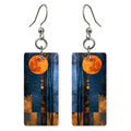 Tangerine Midnight Wonder Earrings | FWX2326