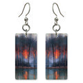 Indigo Red Heartache Earrings | FWX2327