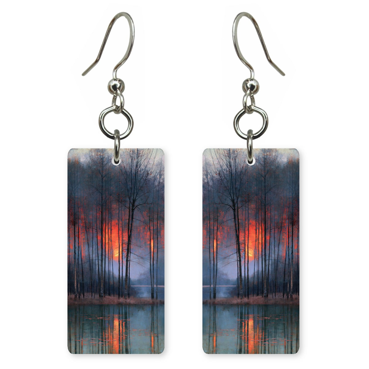 Indigo Red Heartache Earrings | FWX2327