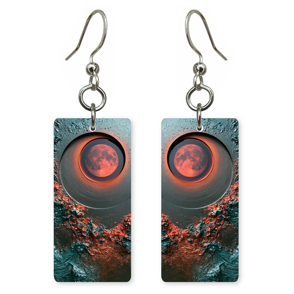 Copper Teal Gravity Earrings | FWX2331