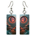 Copper Teal Gravity Earrings | FWX2331