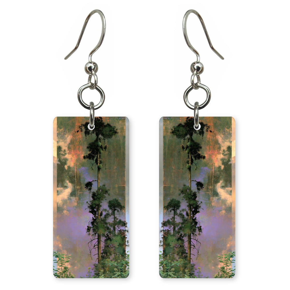Moss Lilac Hush Earrings | FWX2334