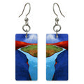 Cobalt Red Journey Earrings | FWX2335