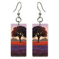 Plum Rose Tenderness Earrings | FWX2341