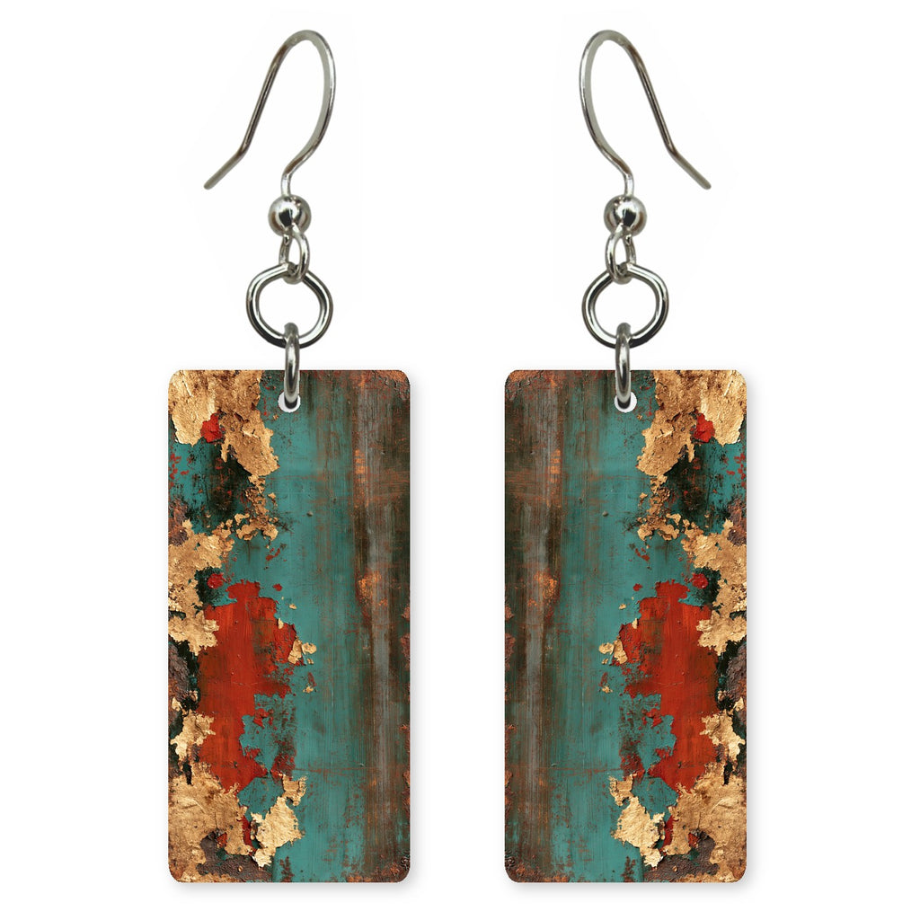 Gilt Teal Nostalgia Earrings | FWX2342