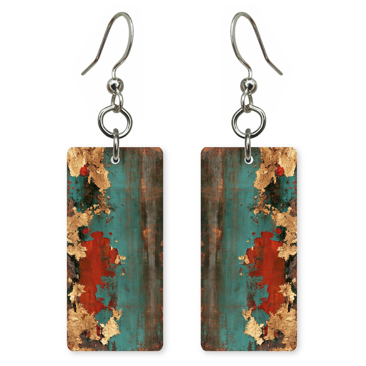 Gilt Teal Nostalgia Earrings | FWX2342