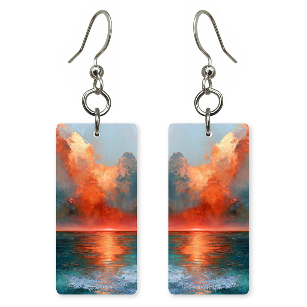 Coral Sunset Hope Earrings | FWX2343