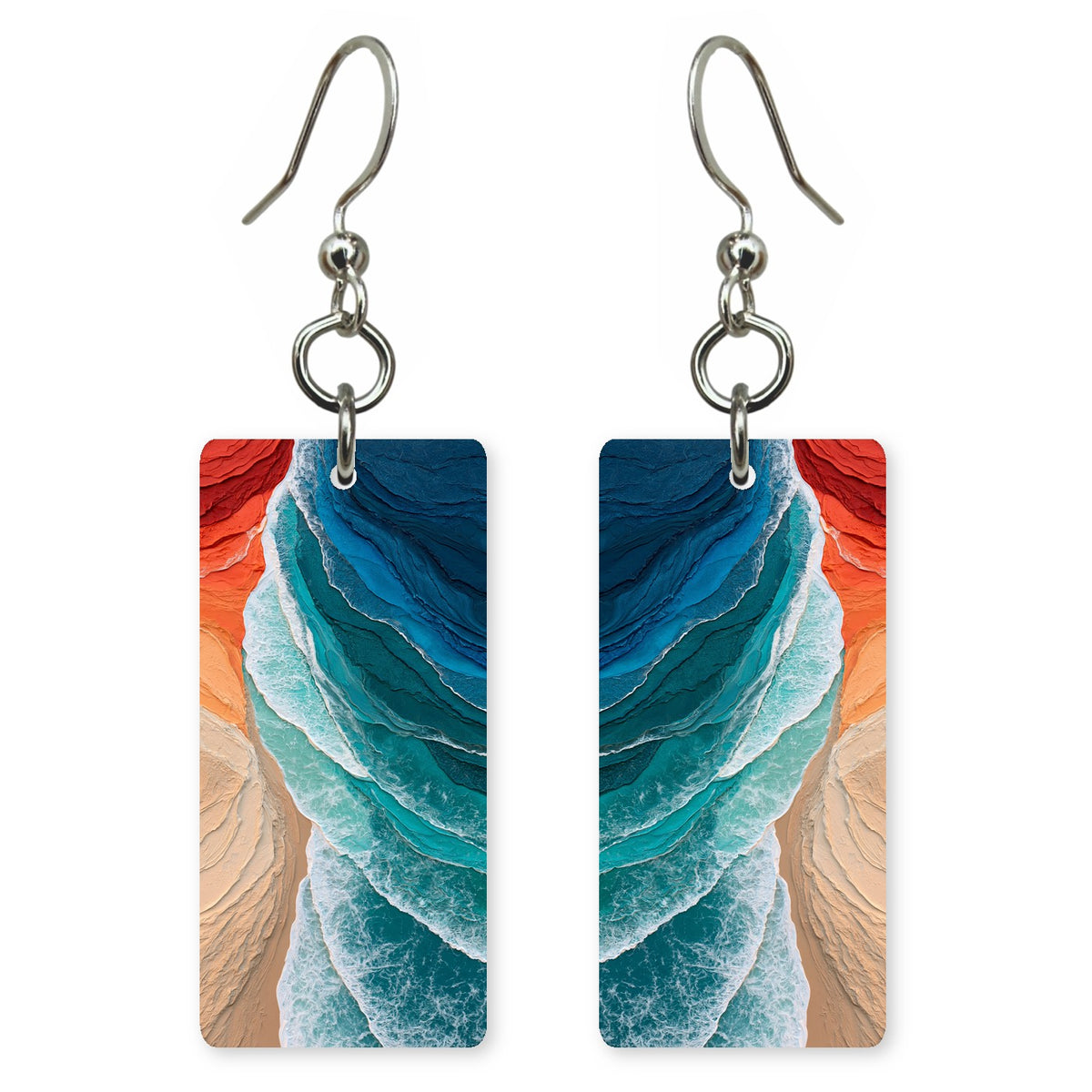 Cobalt Sand Ebbing Earrings | FWX2345