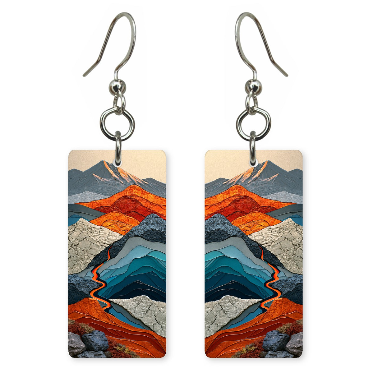 Rust Slate Hope Earrings | FWX2352