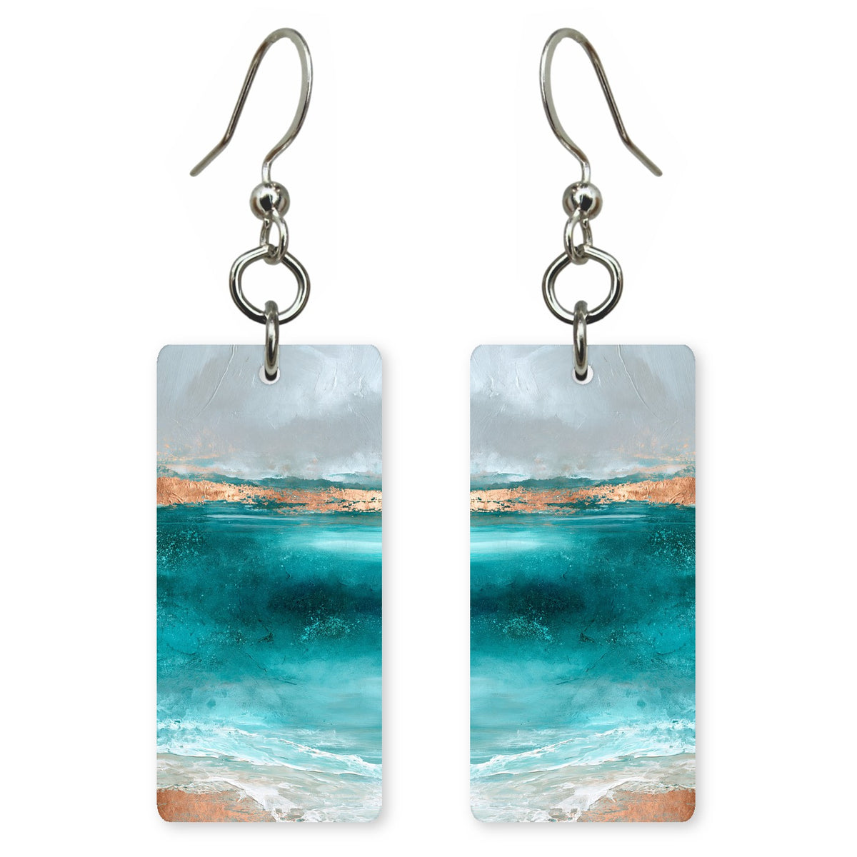 Turquoise Surf Ease Earrings | FWX2356