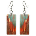 Rust Teal Smolder Earrings | FWX2358