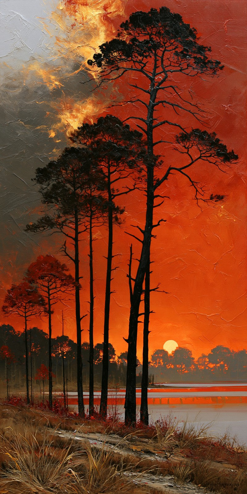 Burning Orange Sorrow Earrings | FWX2361