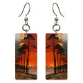 Burning Orange Sorrow Earrings | FWX2361