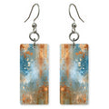 Rust Blue Remembrance Earrings | FWX2364
