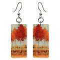 Scarlet Cream Peace Earrings | FWX2366