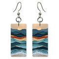 Navy Layered Calm Earrings | FWX2367
