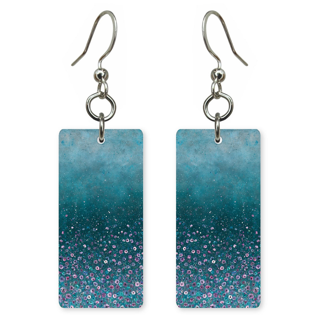 Teal Hope in Small Lights Earrings | FWX236