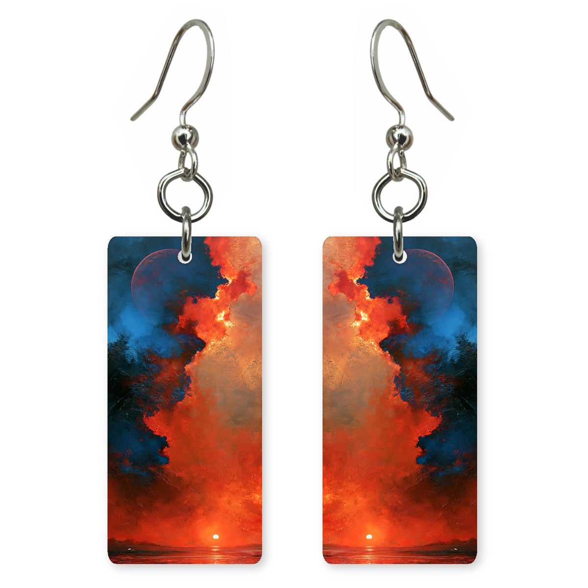 Navy Ember Tumult Earrings | FWX2370