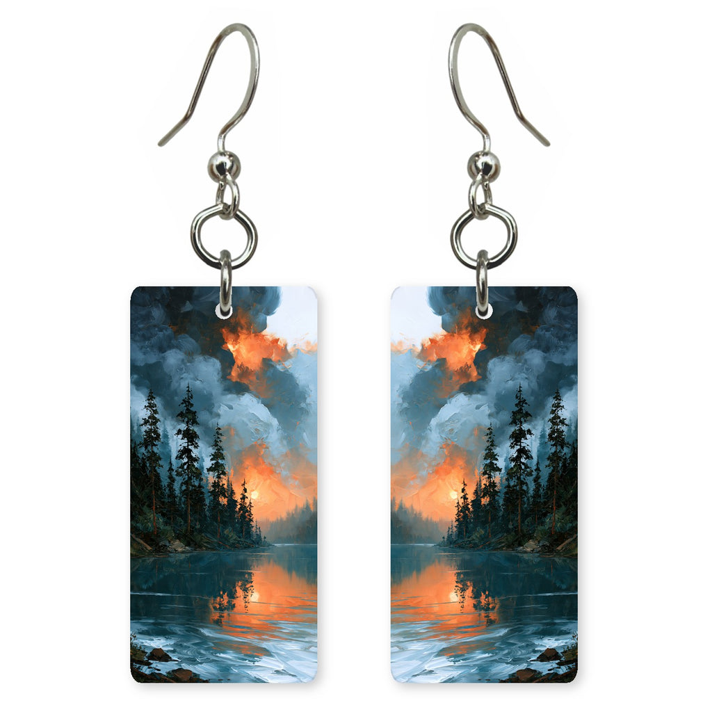 Charcoal Ember Unease Earrings | FWX2371