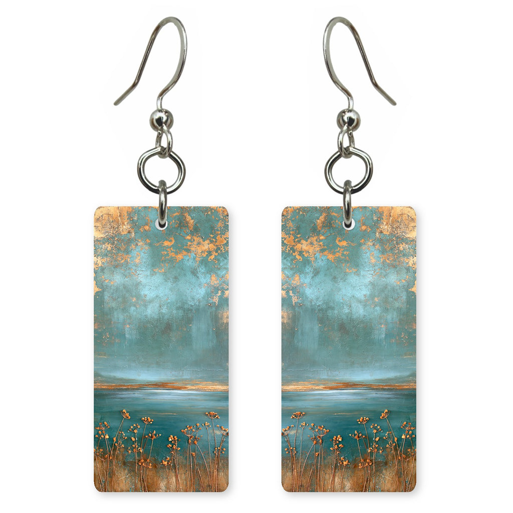 Reed Gold Peace Earrings | FWX2375