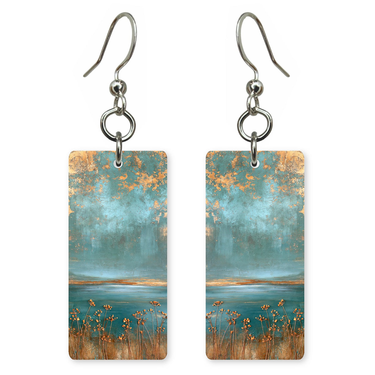 Reed Gold Peace Earrings | FWX2375