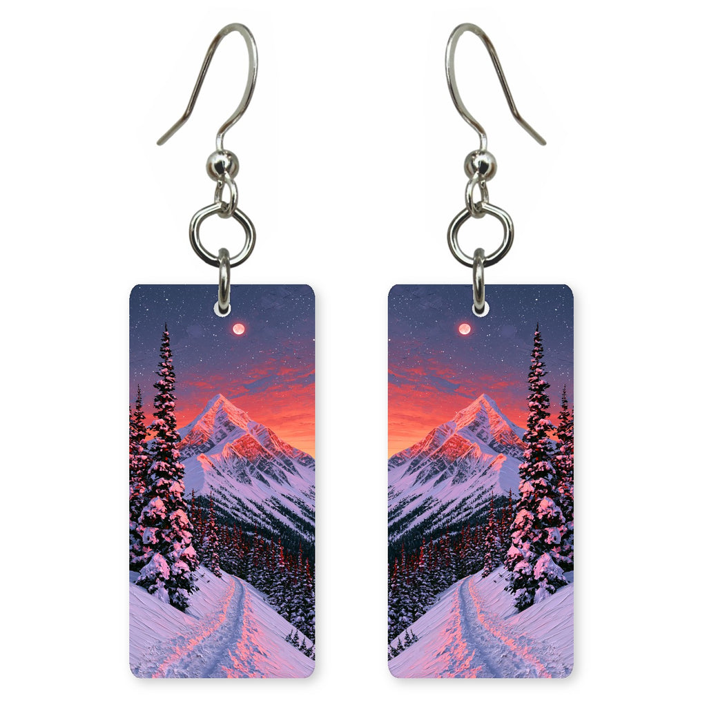 Rose Purple Wonder Earrings | FWX2376