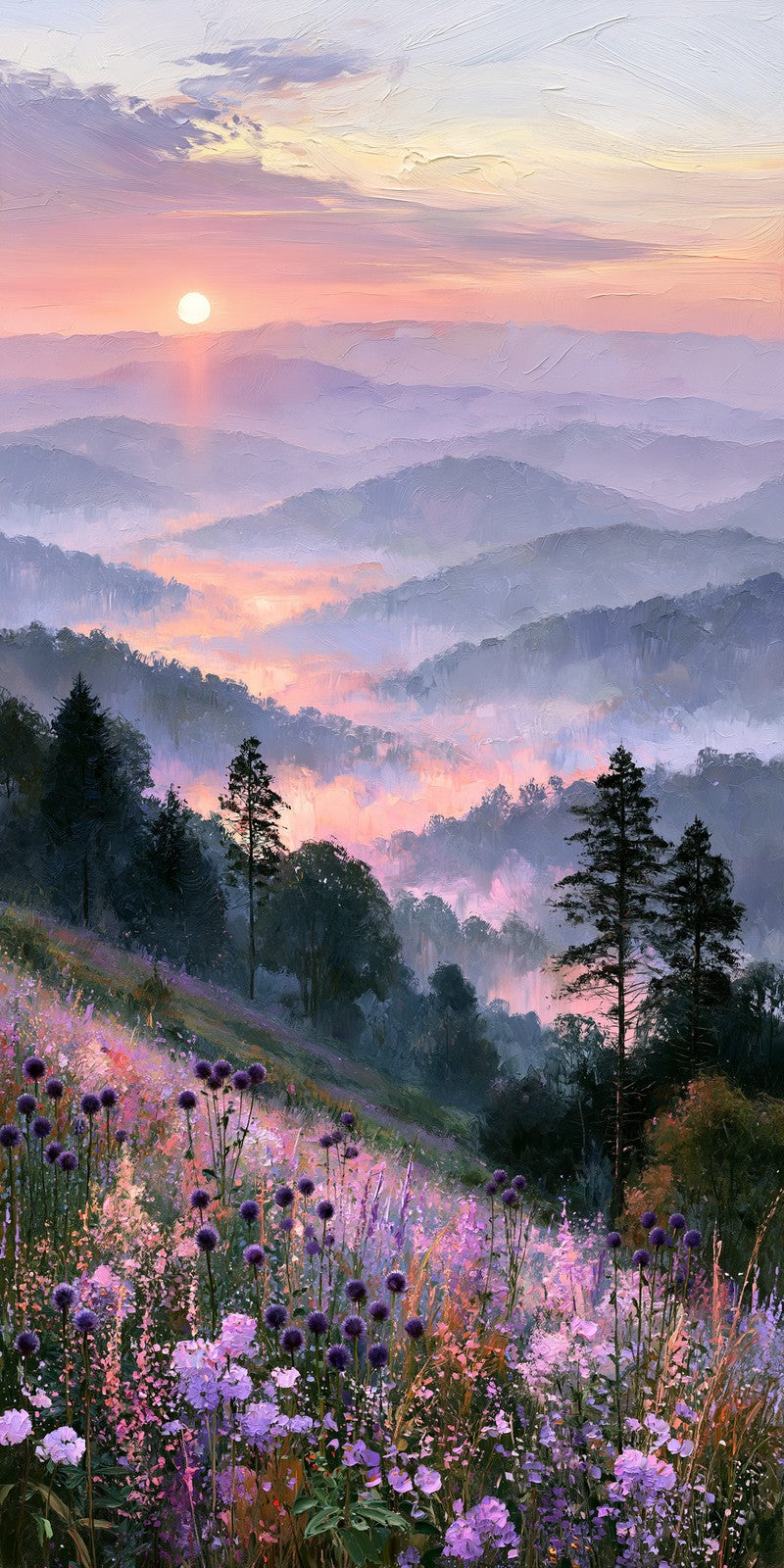 Lavender Dawn Calm Earrings | FWX2378