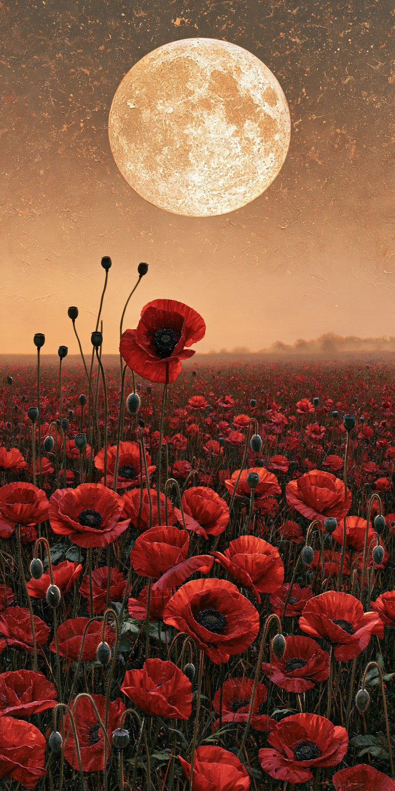 Poppy Gold Devotion Earrings | FWX2379