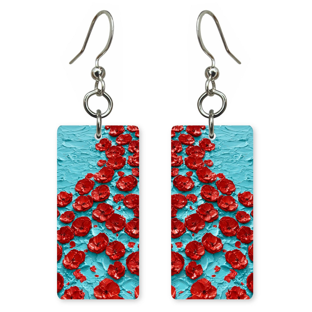 Poppy and Turquoise Joy Earrings | FWX237