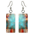 Teal Rust Ache Earrings | FWX2384