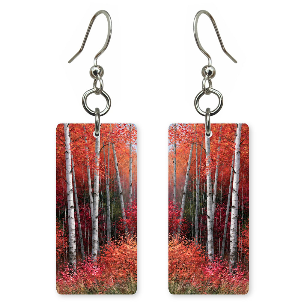 Ruby White Wistfulness Earrings | FWX2393