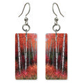 Ruby White Wistfulness Earrings | FWX2393