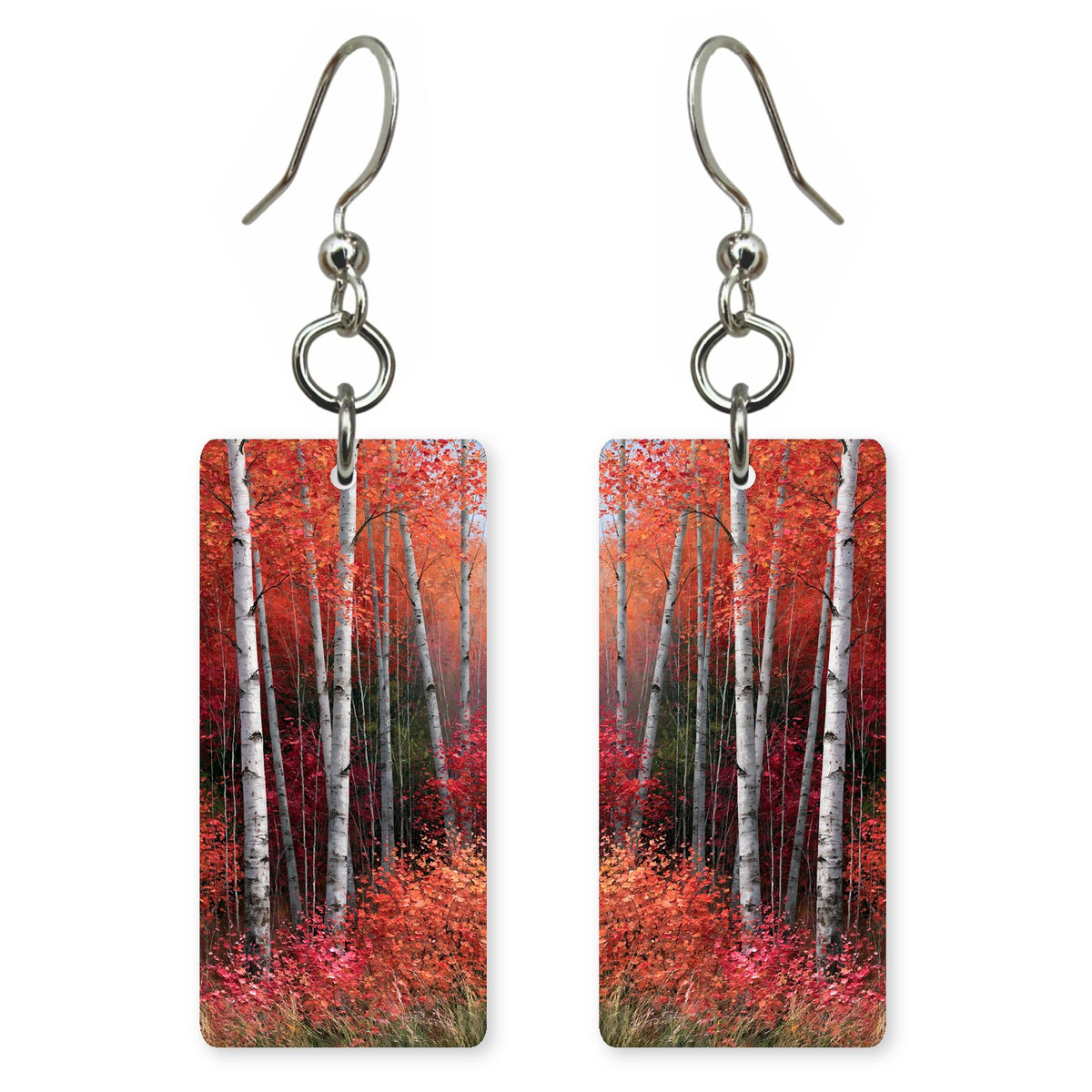 Ruby White Wistfulness Earrings | FWX2393