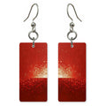 Red Crimson Fervor Earrings | FWX2396