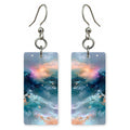 Cosmic Teal Wonder Earrings | FWX2397