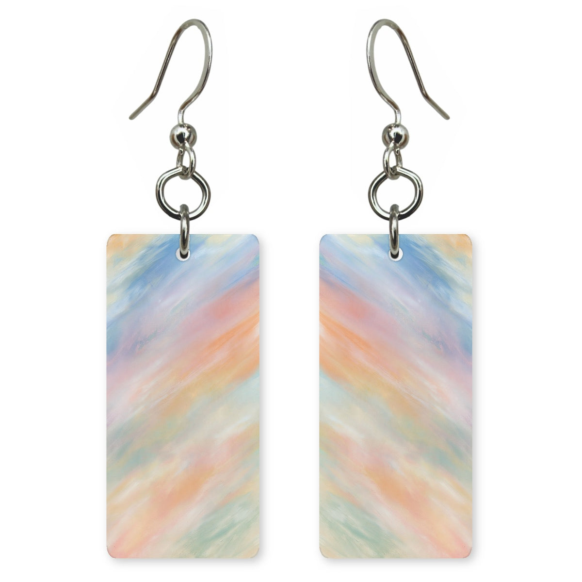 Peach Lilac Tenderness Earrings | FWX2409