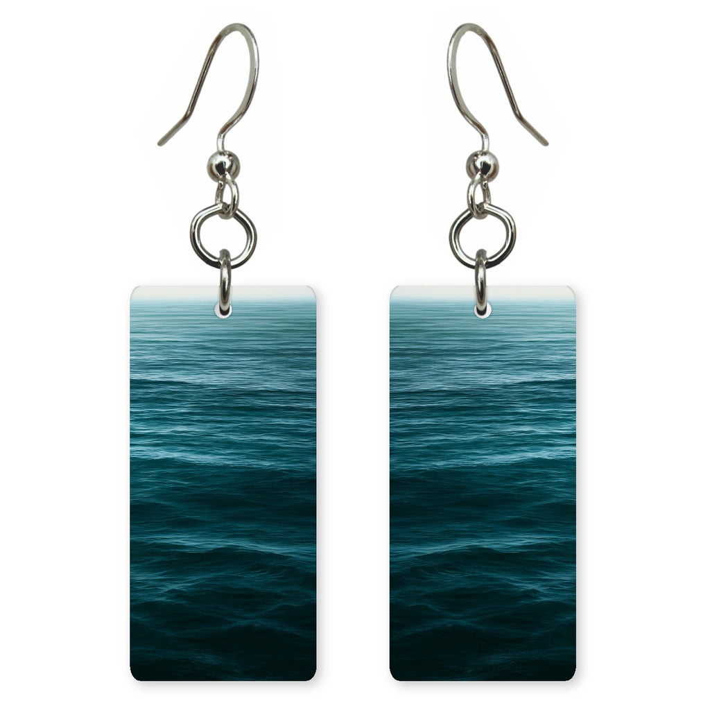 Deep Teal Stillness Earrings | FWX2410