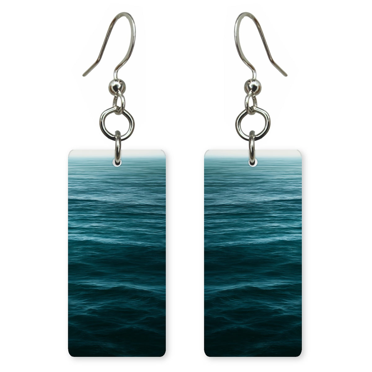 Deep Teal Stillness Earrings | FWX2410