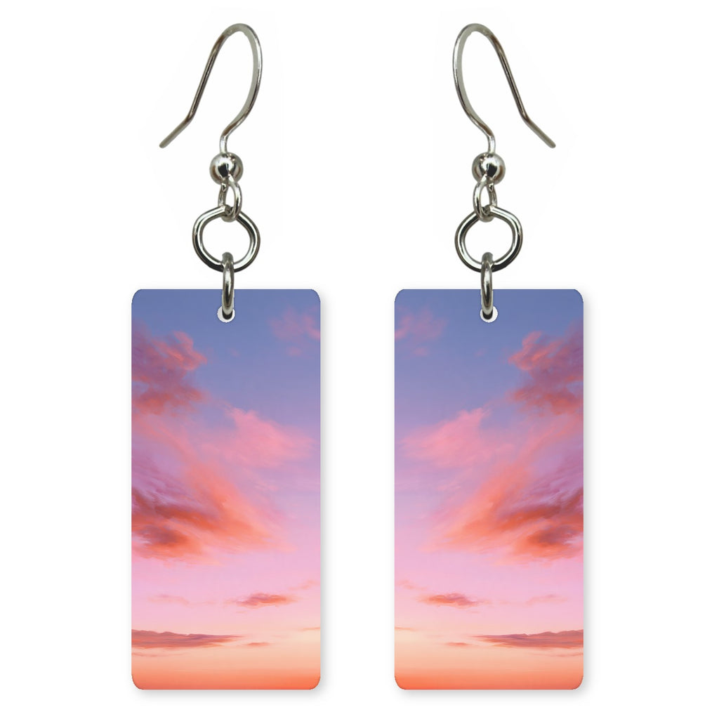 Coral Violet Daydream Earrings | FWX2414
