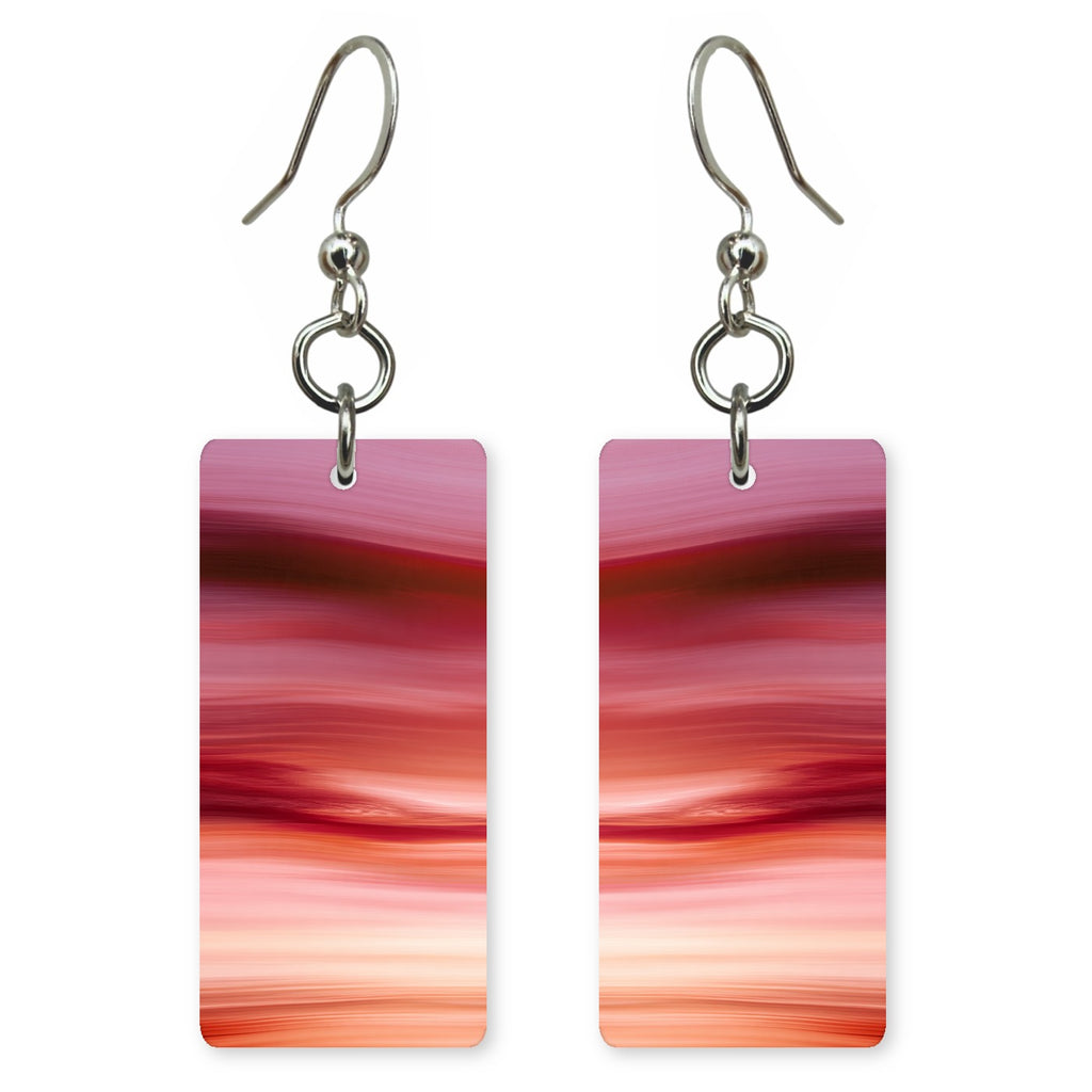 Crimson Blush Heartache Earrings | FWX2415