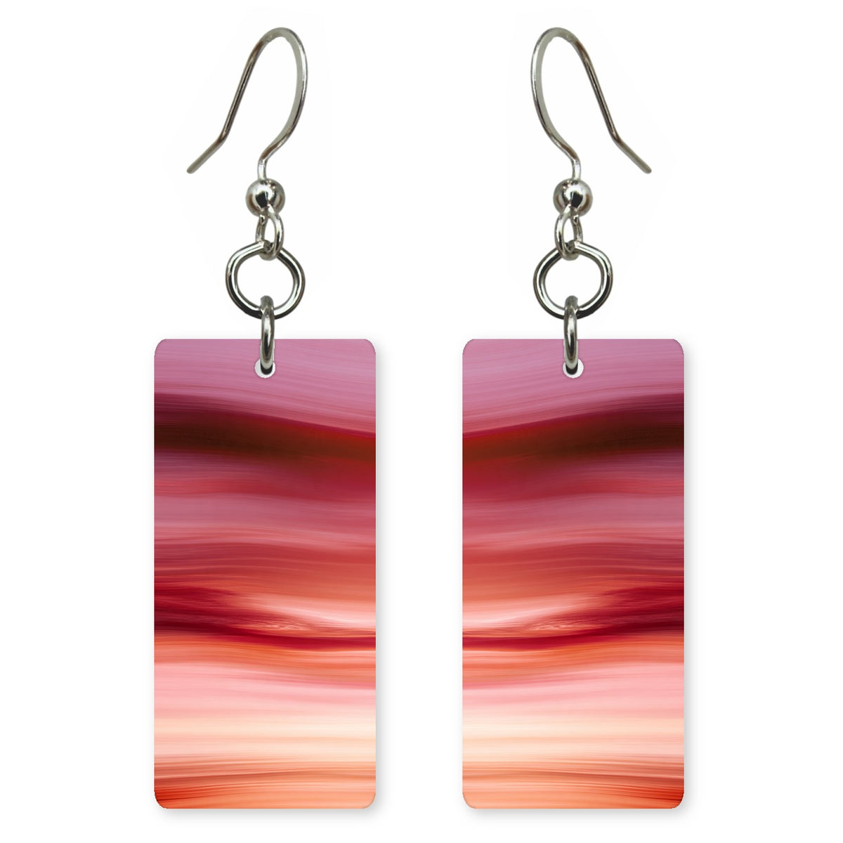 Crimson Blush Heartache Earrings | FWX2415
